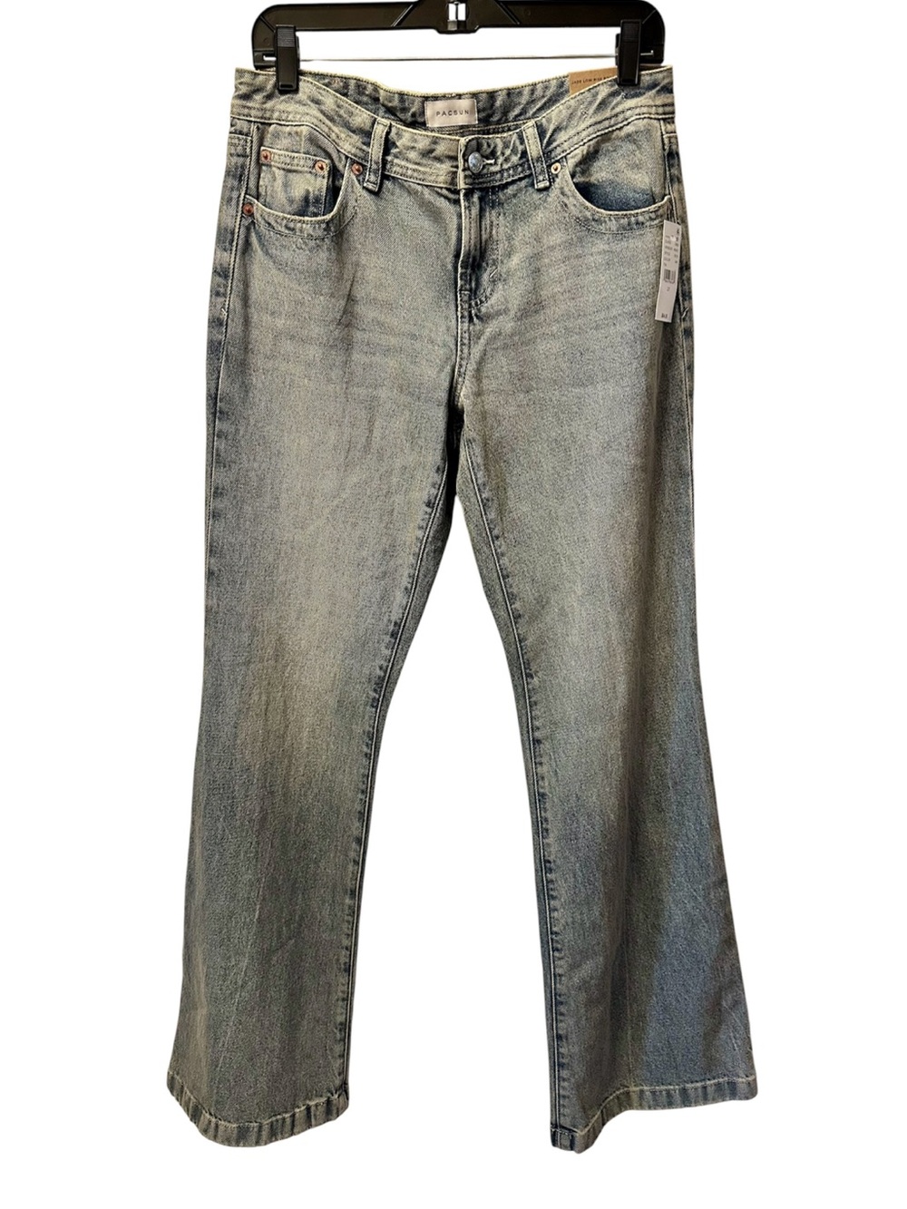 PacSun Vintage Acid Wash Low Rise Bootcut Jeans